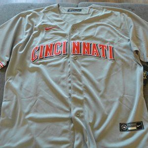 Brand NEW Cincinnati Reds Elly De La Cruz #44 Gray Jersey Men's Size X-Large